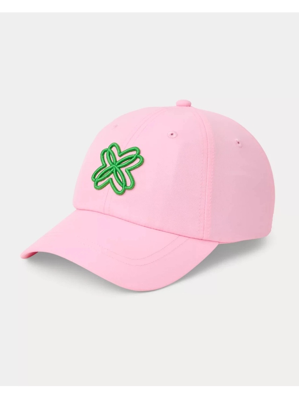 Lilly Pulitzer Run Around Hat Conch Shell Pink Cap Green Logo